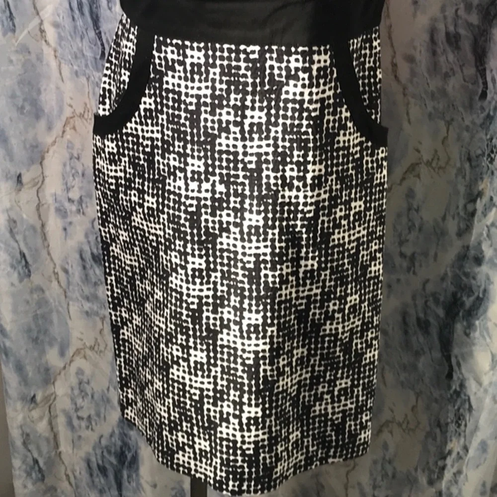 NWT Liz Claiborne sleeveless fitted dress V-neck Cotton Spandex - Picture 7 of 13